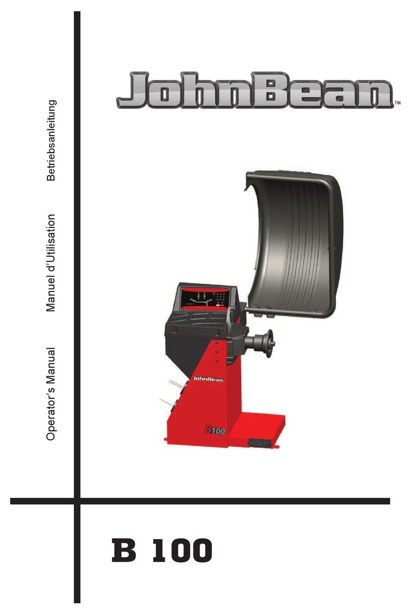 John Bean B 100 Operator's manual