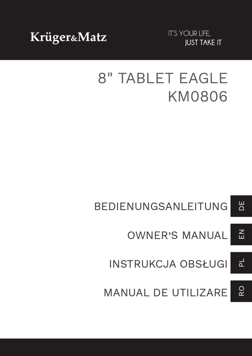 Krüger & Matz EAGLE KM0806 User manual
