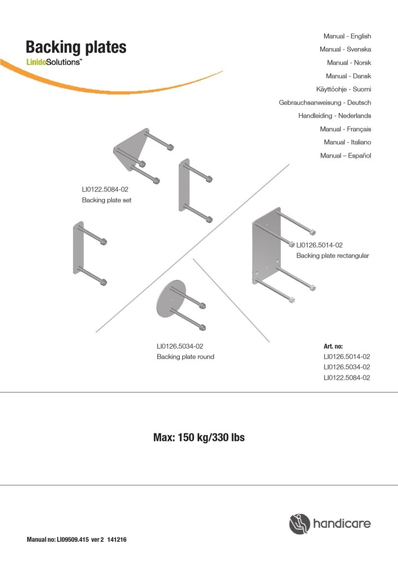 Handicare LinidoSolutions LI0126.5014-02 User manual Handicare LinidoSolutions LI0126.5014-02 User manual