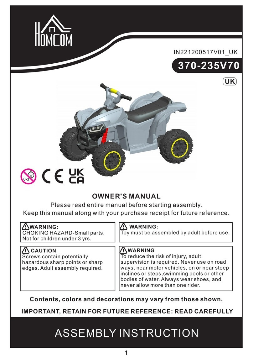 HOMCOM 370-235V70 owner's manual