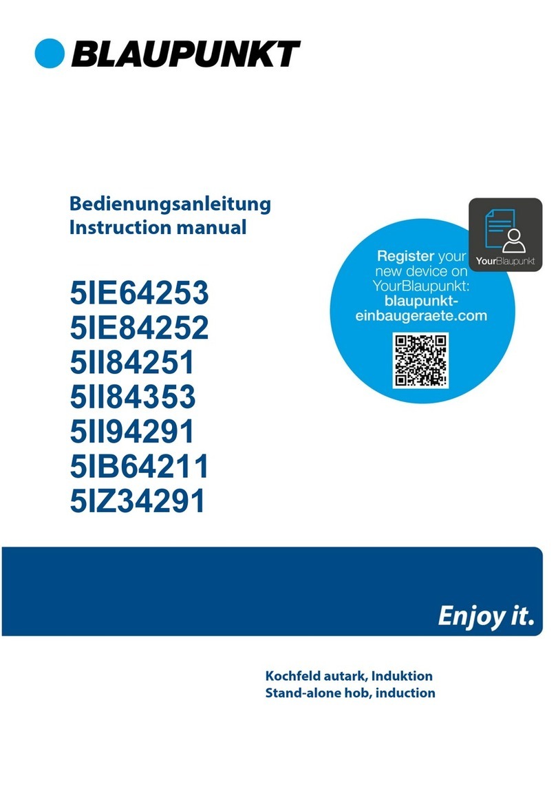 Blaupunkt 5IE64253 instruction manual