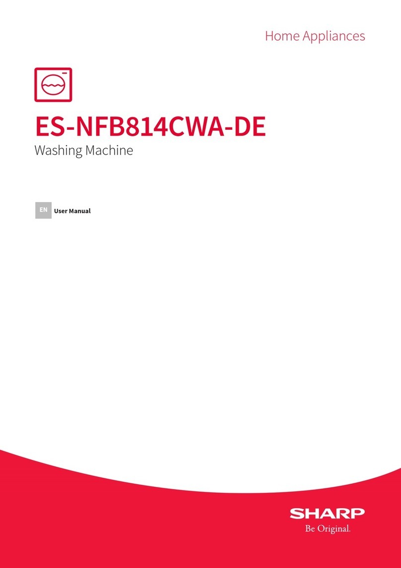 Sharp ES-NFB814CWA-DE User manual