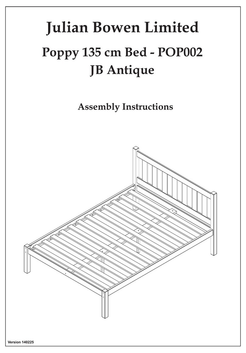 Julian Bowen Limited Poppy POP002 Assembly instructions
