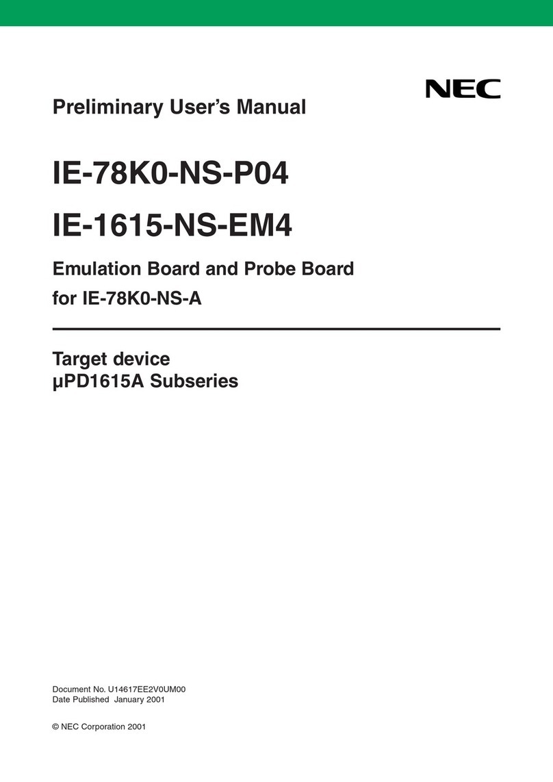 NEC IE-78K0-NS-P04 User manual