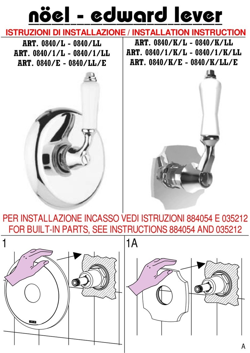 BELLOSTA noel 0840/L Installation instruction