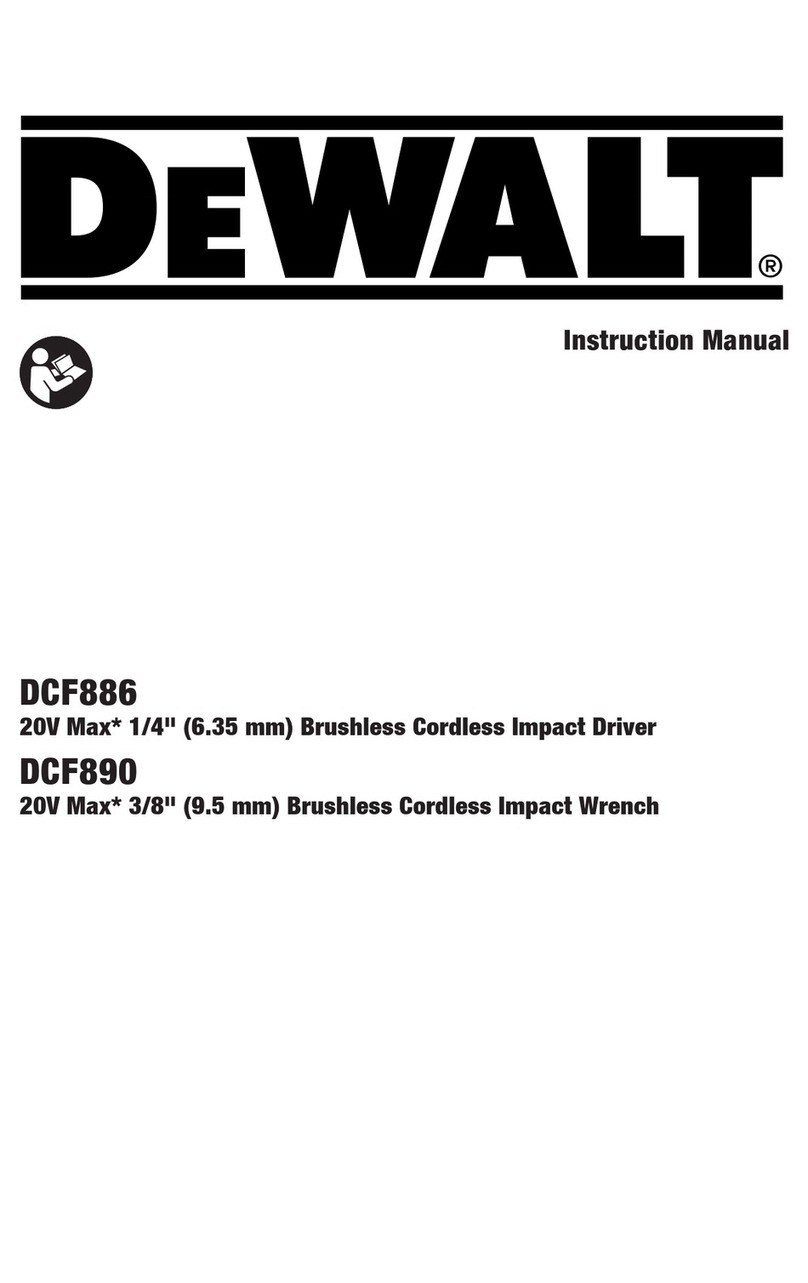 DeWalt DCF890 instruction manual