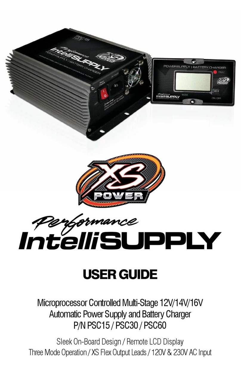 XS Power IntelliSUPPLY PSC30 user guide