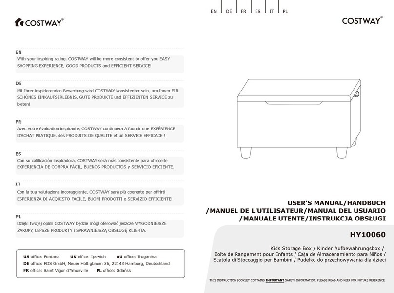 Costway HY10060 User manual