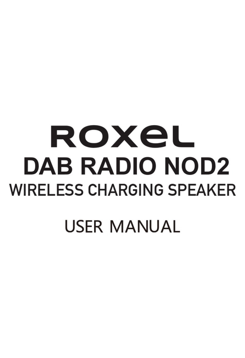 ROXEL DAB RADIO NOD2 user manual