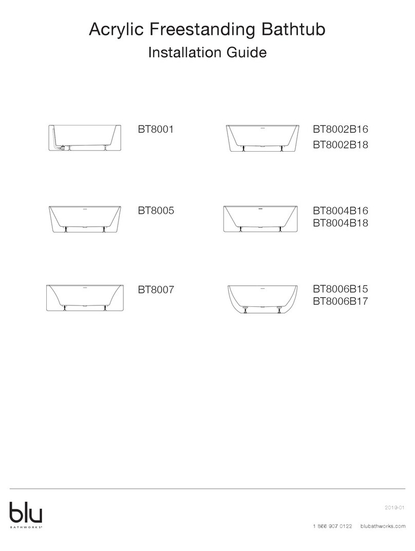bluBathworks BT8001 installation guide