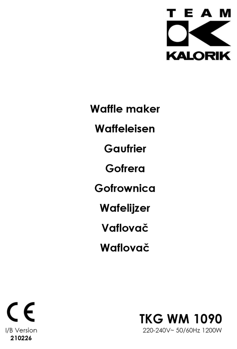 Team Kalorik TKG WM 1090 manual
