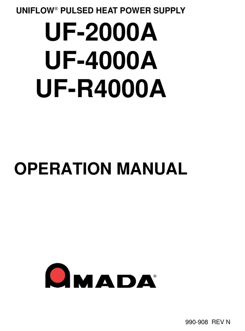 Amada UNIFLOW UF-R4000A User manual