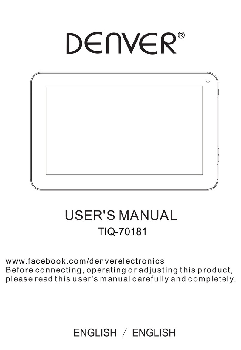 Denver TIQ-70181 user manual