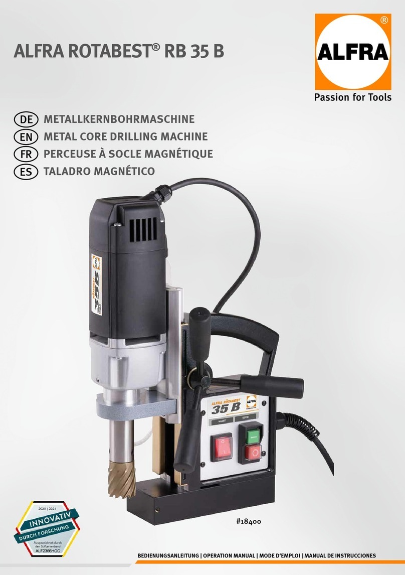 ALFRA ROTABEST RB 35 B Operation manual