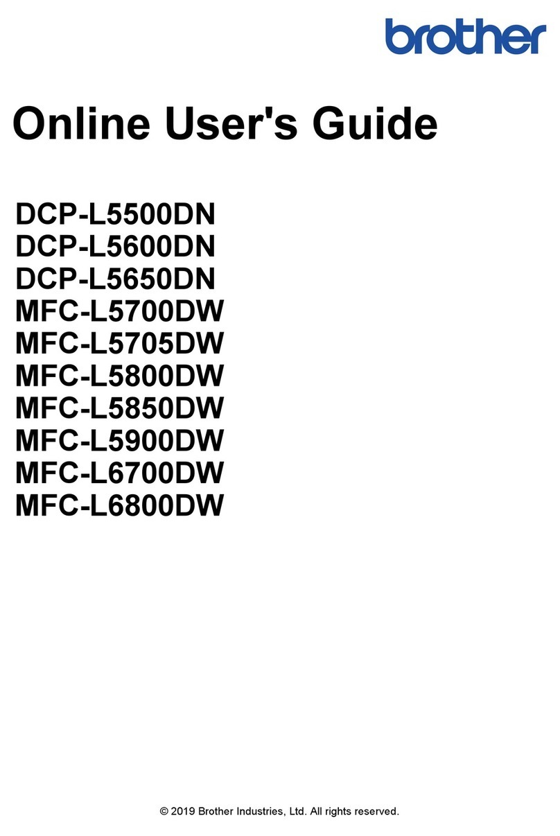 Brother MFC-L5705DW Technical manual