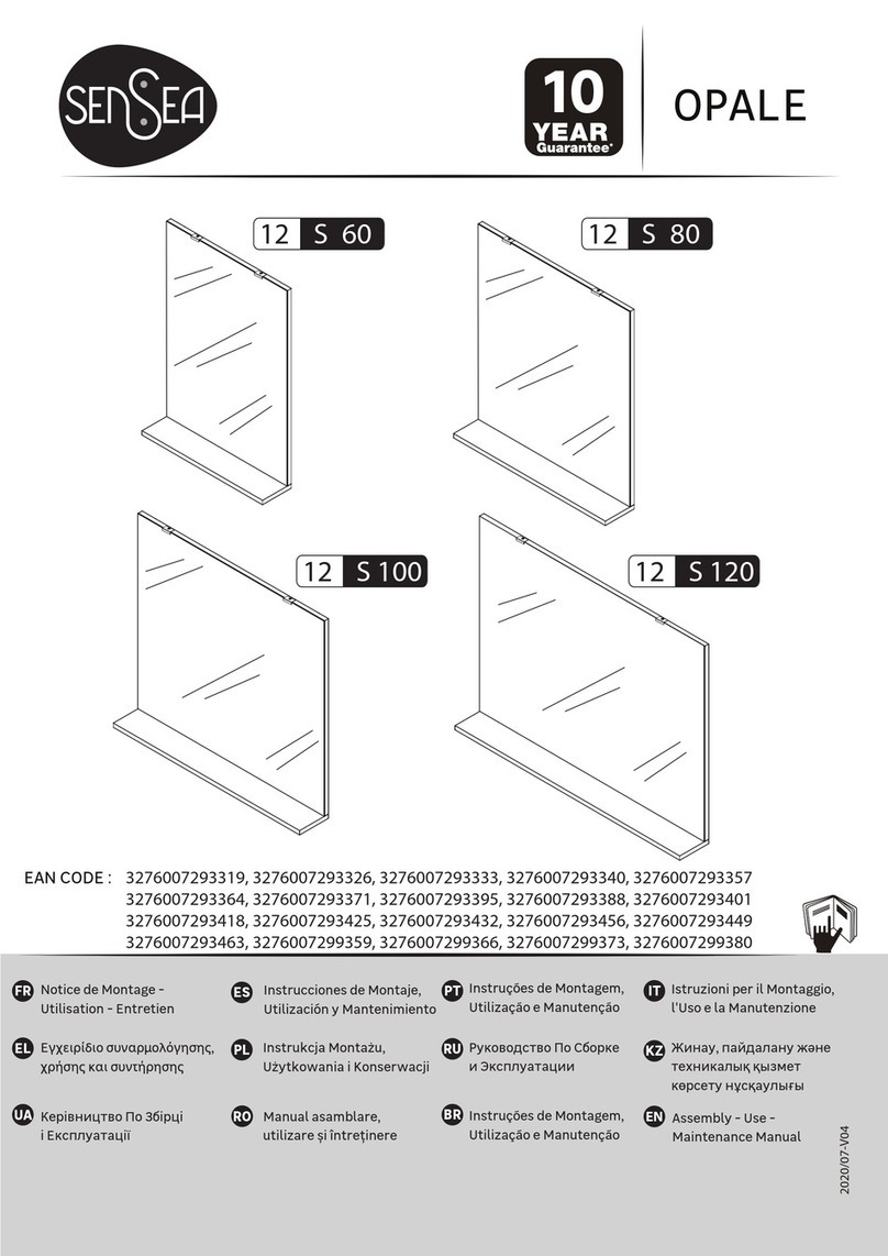 Sensea Opale Maintenance manual