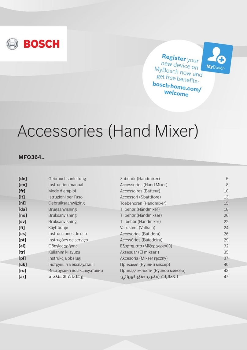 Bosch MFQ36480 instruction manual