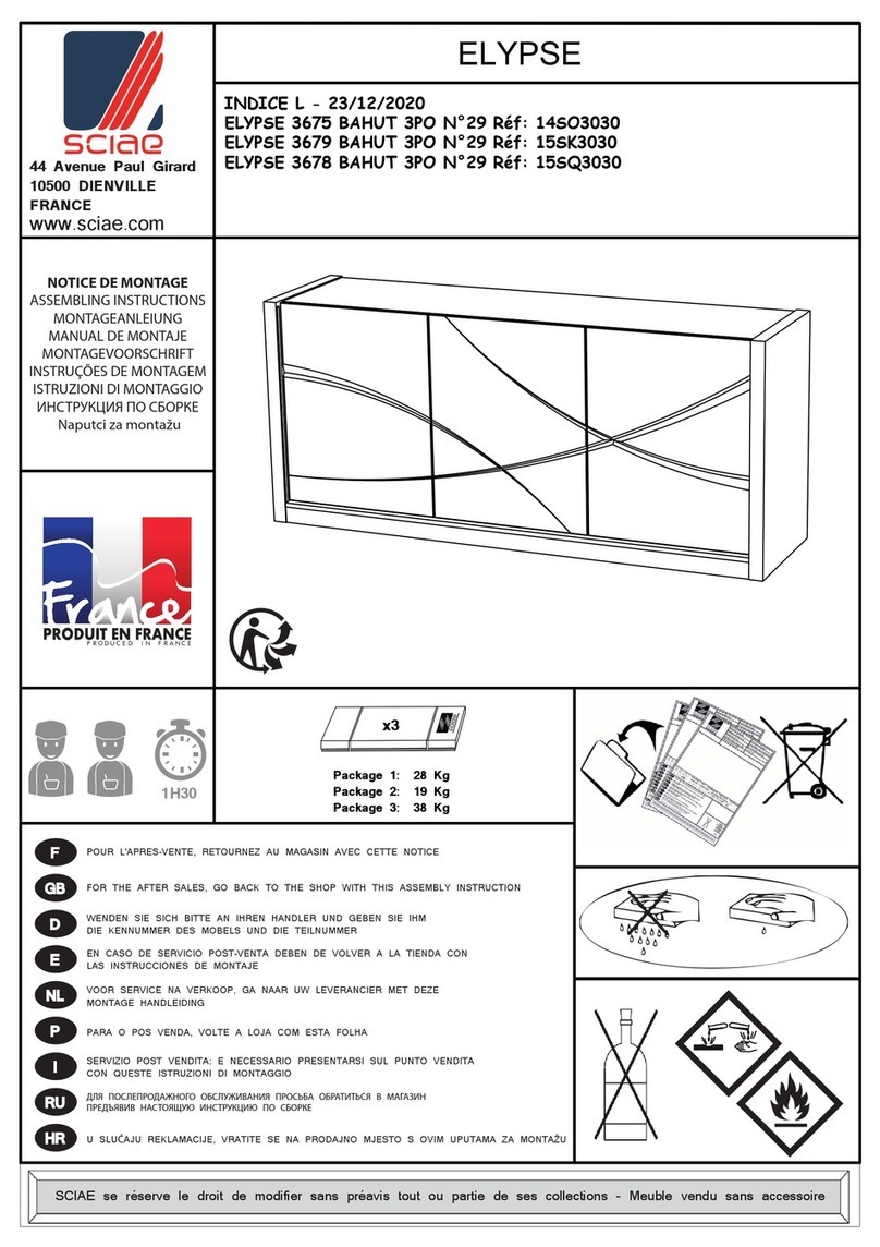 SCIAE ELYPSE 3675 BAHUT 3PO User manual SCIAE ELYPSE 3675 BAHUT 3PO User manual
