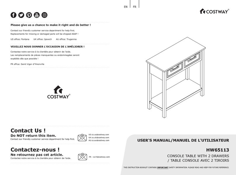 Costway HW65113 User manual Costway HW65113 User manual