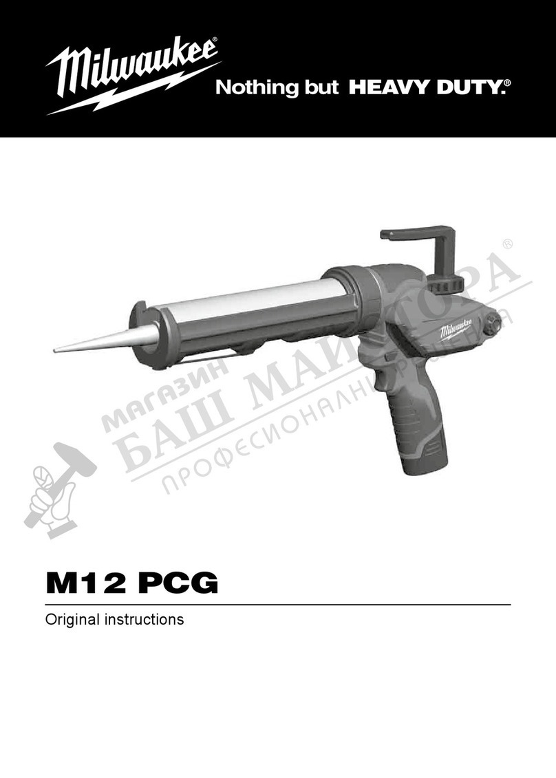 Milwaukee M12PCG400A Original instructions