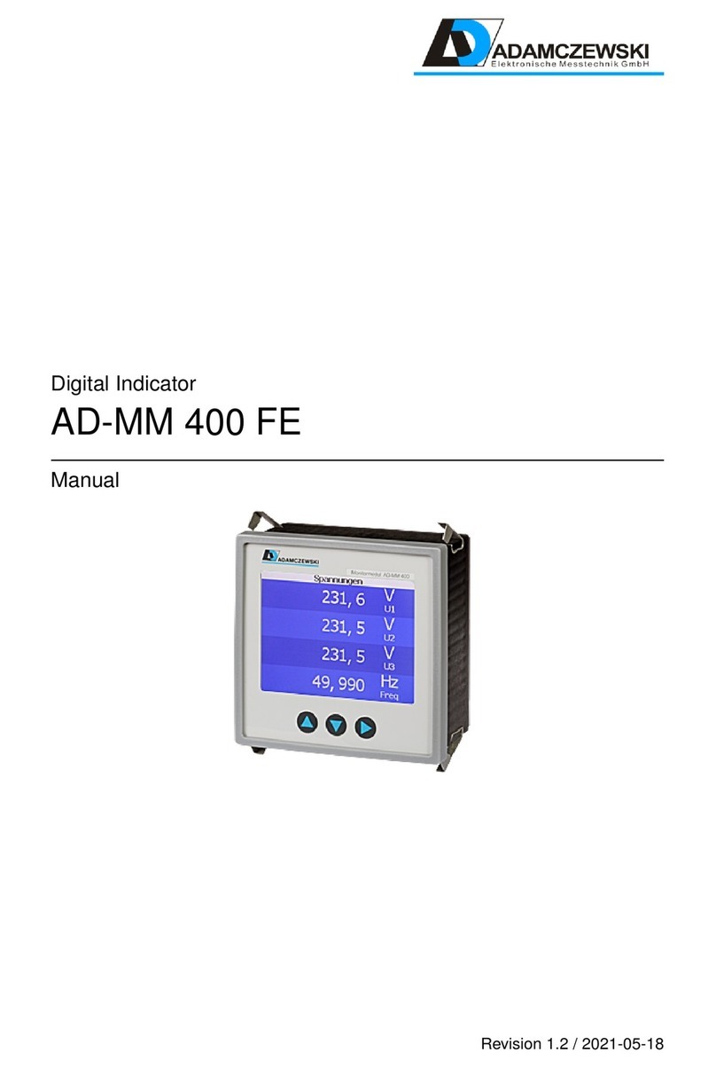 Adamczewski AD-MM 400 FE manual Adamczewski AD-MM 400 FE manual