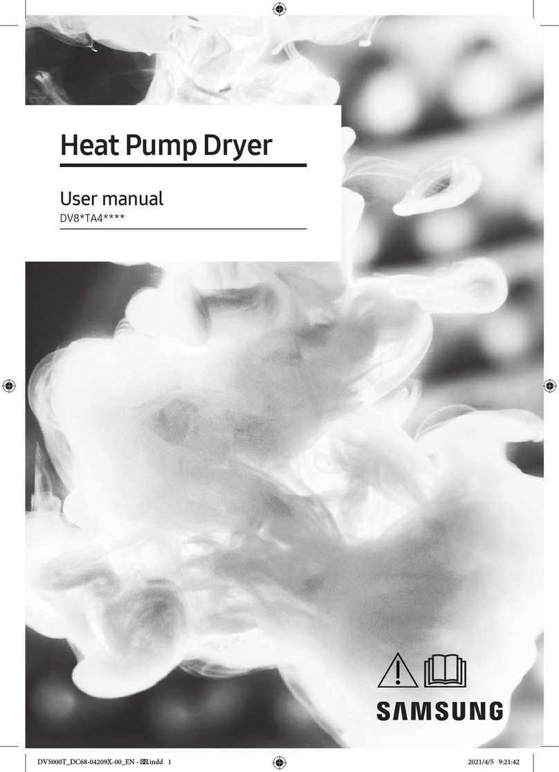 Samsung DV8 TA4 Series User manual