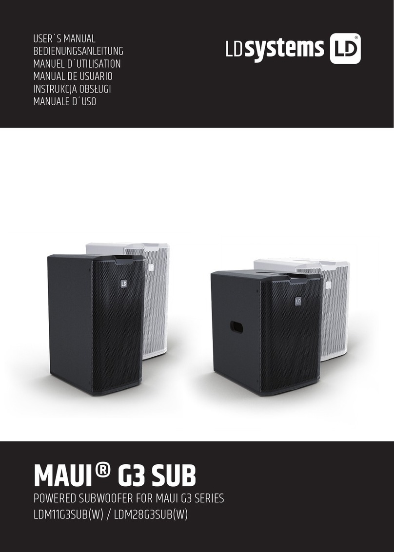 LD G3 SUB User manual