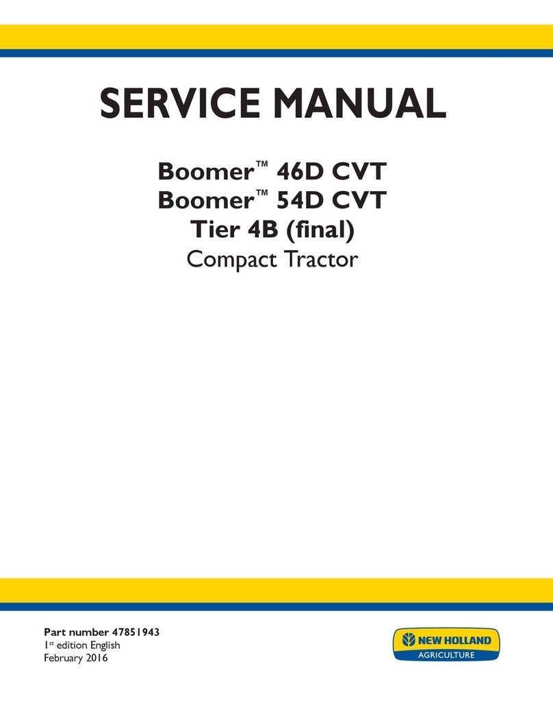 New Holland Boomer 46D CVT Tier 4B Service manual