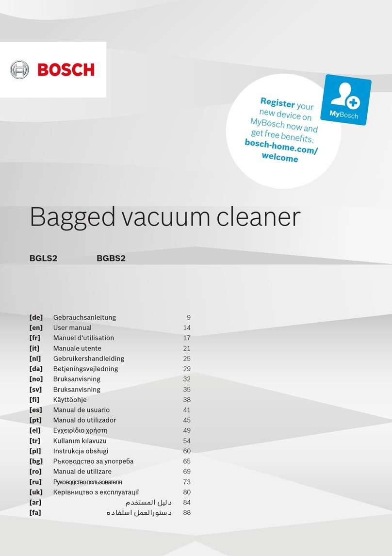 Bosch BGBS2 User manual