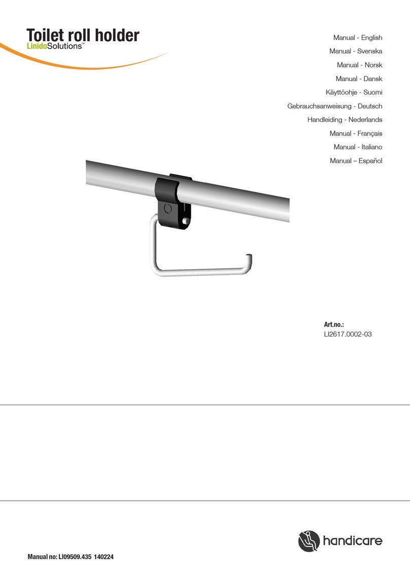 Handicare LinidoSolutions LI2617.0002-03 manual