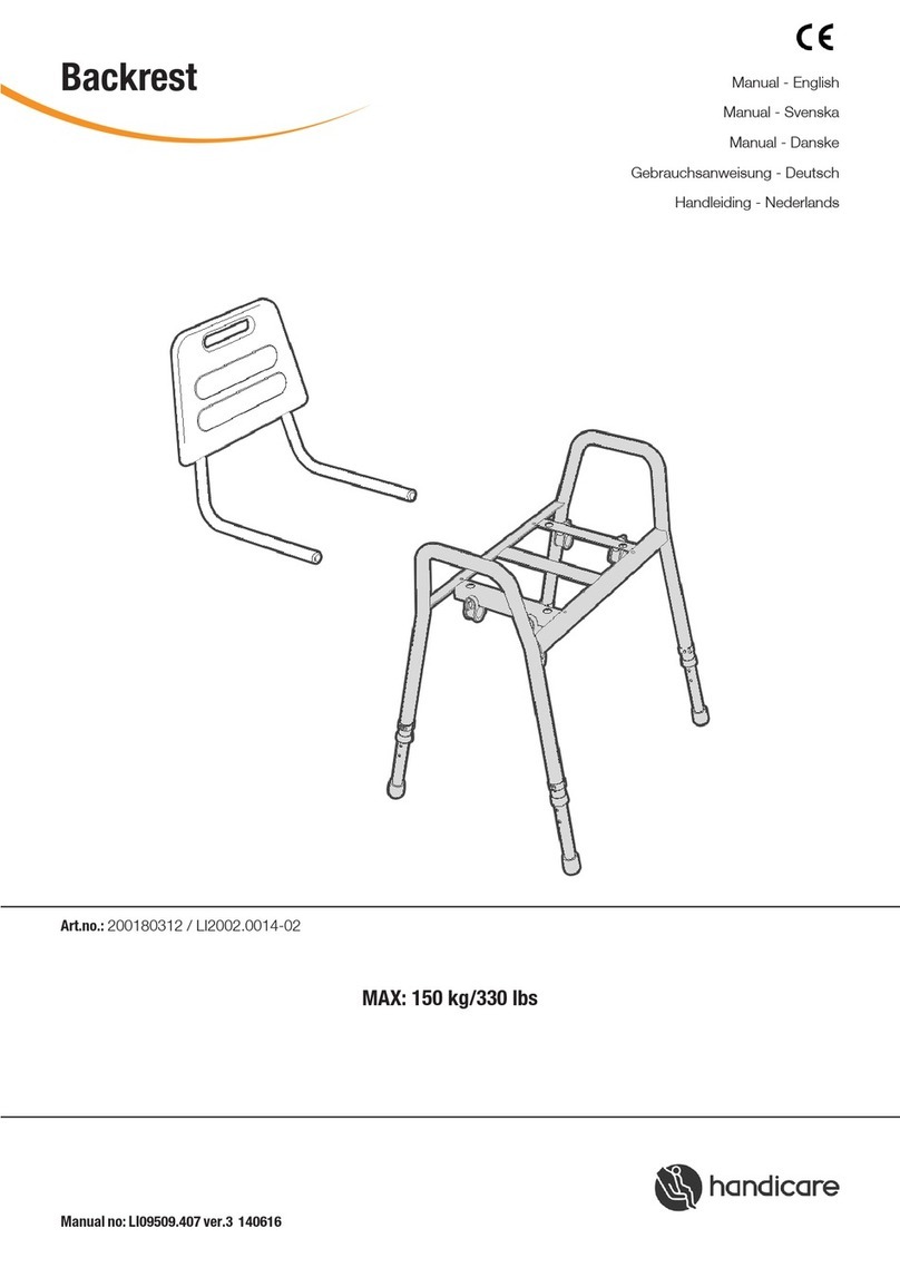 Handicare 200180312 manual