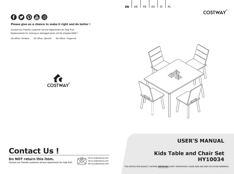 Costway HY10034 user manual Costway HY10034 user manual