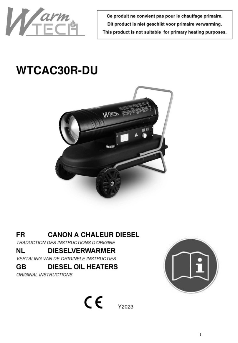 Warmtech WTCAC30R-DU User manual