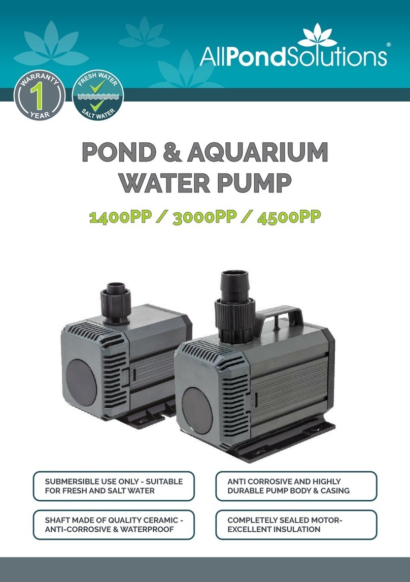 All Pond Solutions 1400PP manual
