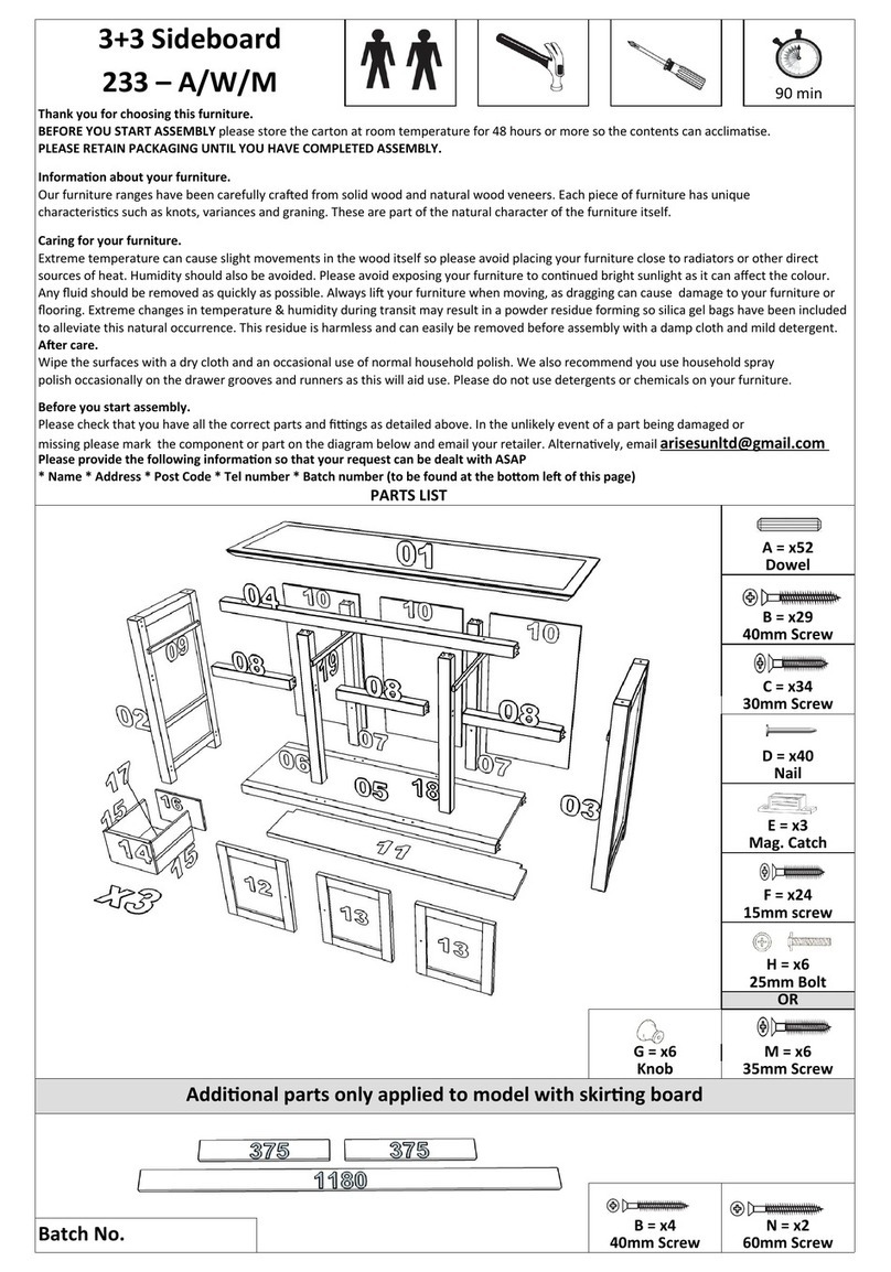 BIG FURNITURE WAREHOUSE EDMONTON 233 A User manual BIG FURNITURE WAREHOUSE EDMONTON 233 A User manual