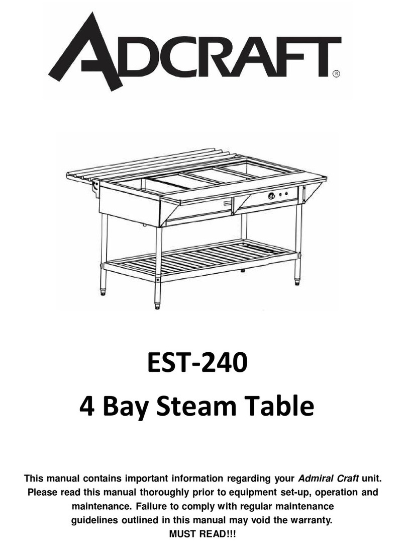 Adcraft EST-240 manual