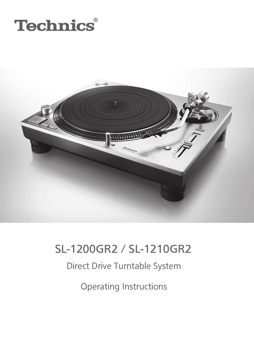 Technics SL-1200GR2 User manual