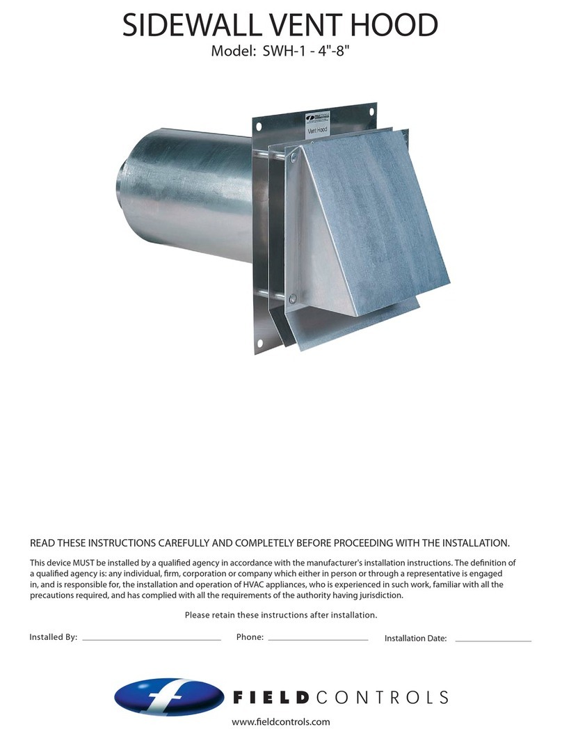 Field Controls SWH-1 User manual