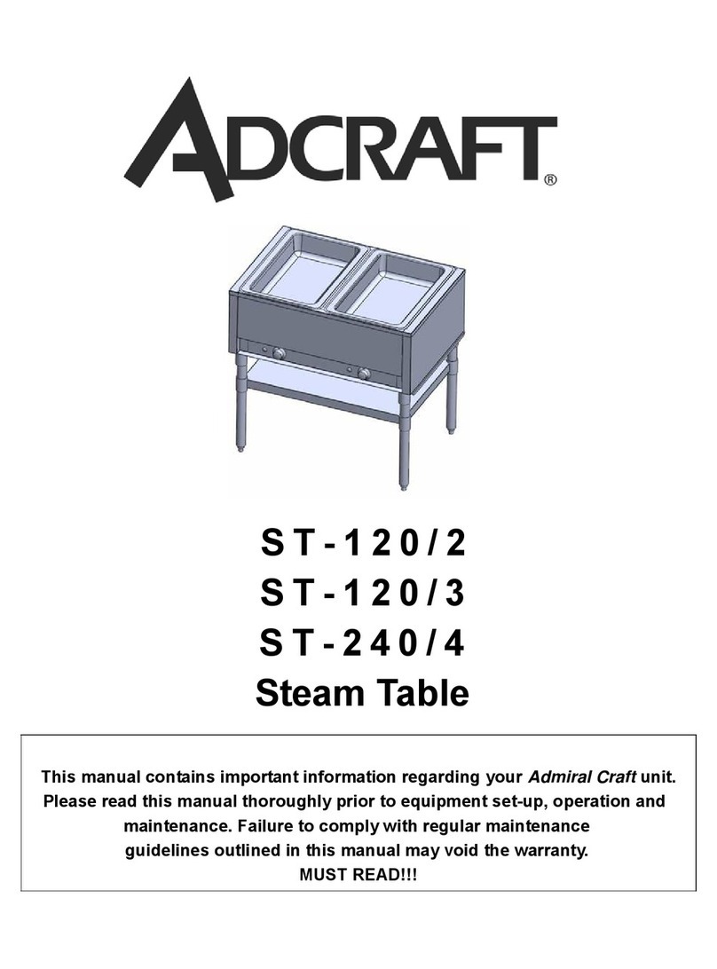 Adcraft ST-240/4 manual