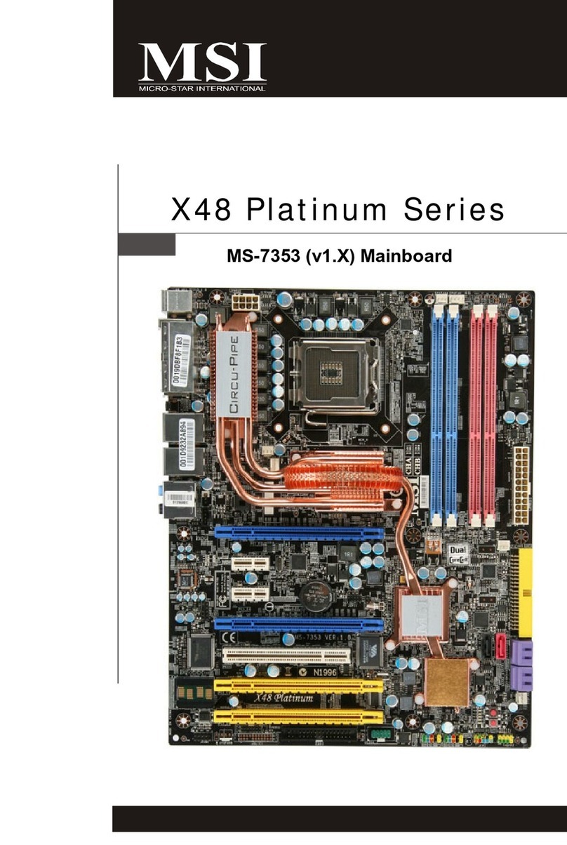 MSI X48 Platinum Series User manual MSI X48 Platinum Series User manual