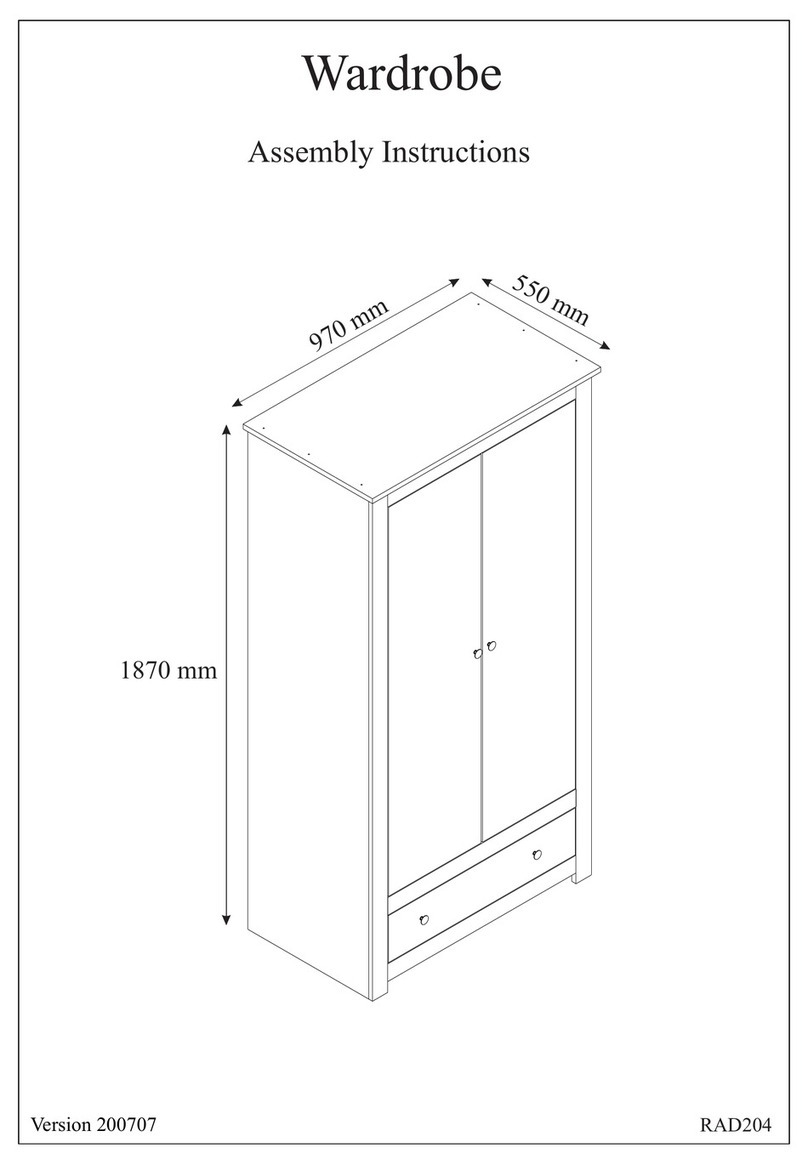 Julian Bowen Limited RAD204 Assembly instructions