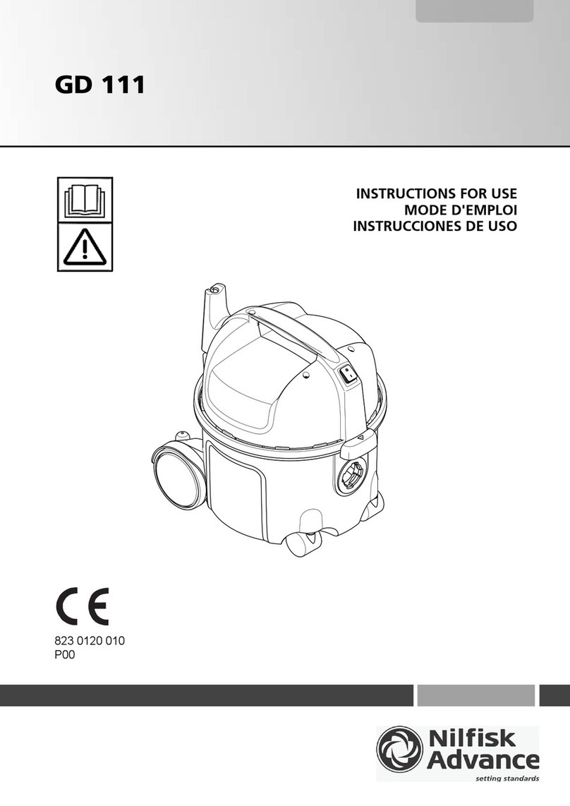 Nilfisk-Advance GD 111 User manual