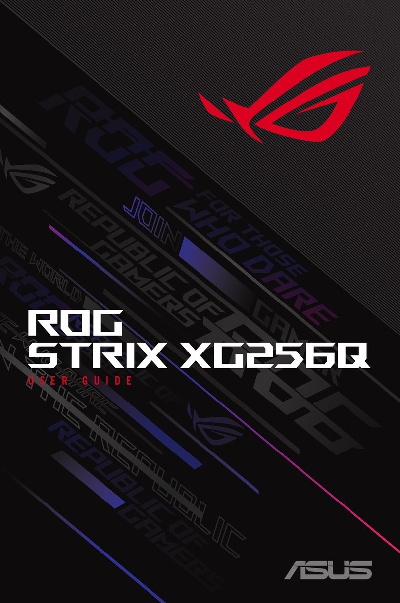 Asus ROG strix XG256Q User manual Asus ROG strix XG256Q User manual