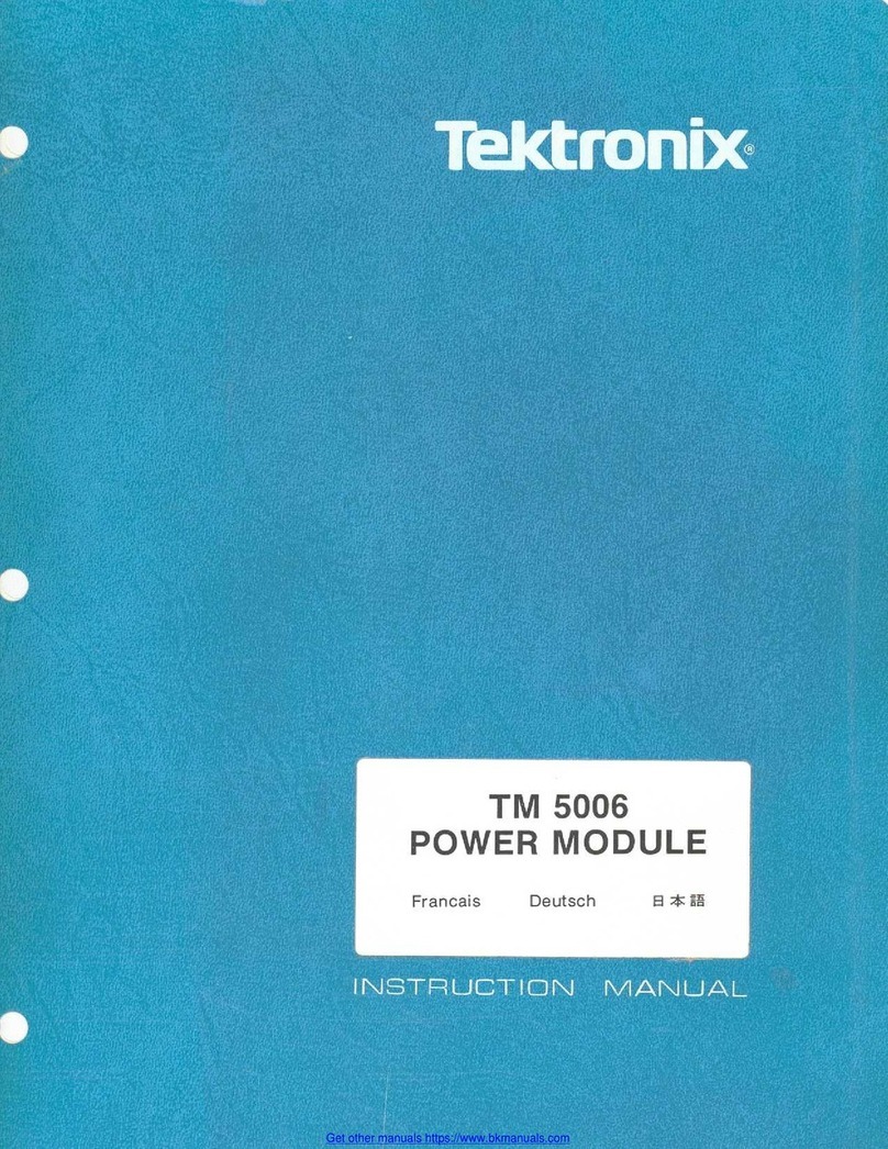 Tektronix TM 5006 User manual