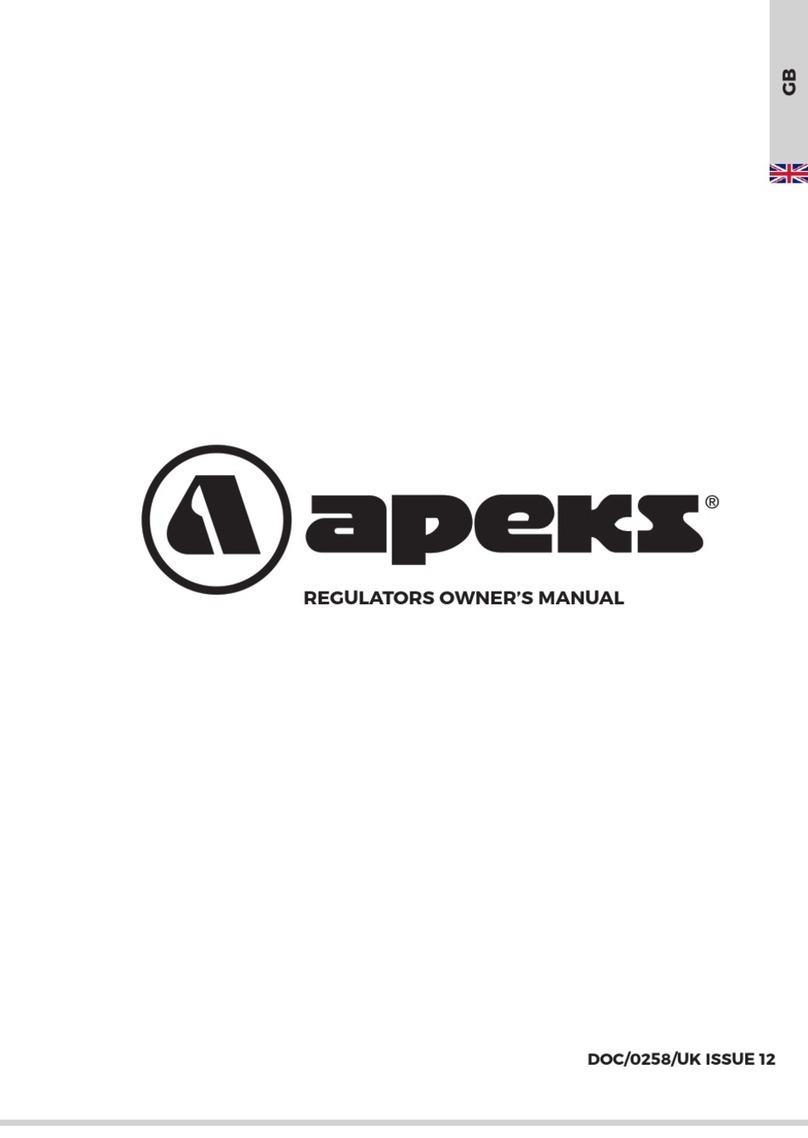 Apeks TEK3/XTX50 User manual