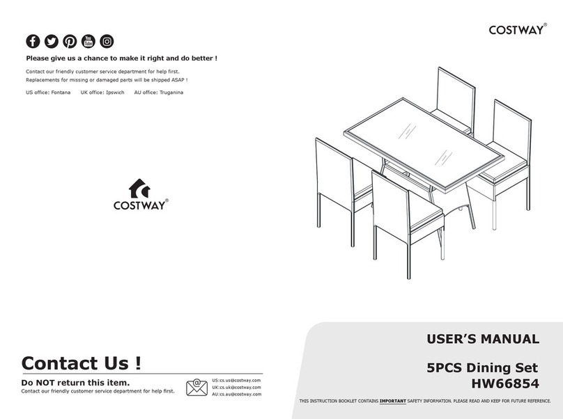 Costway HW66854 user manual