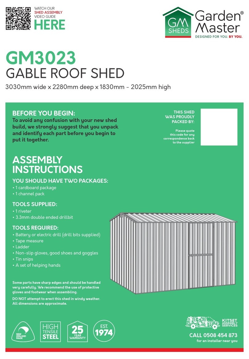 GARDEN MASTER GM3023 Assembly instructions