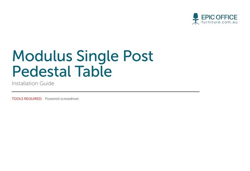 Epic Office Furniture Modulus User manual Epic Office Furniture Modulus User manual