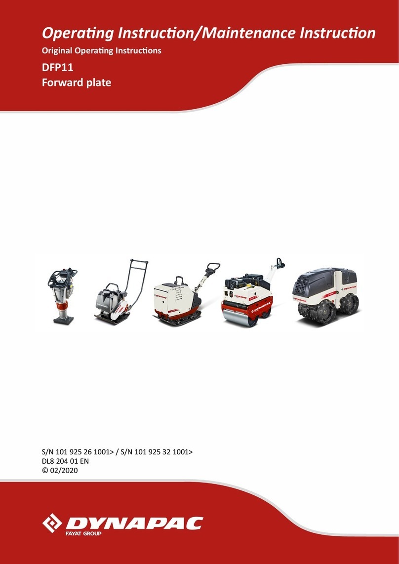 Fayat Dynapac DFP11 User manual