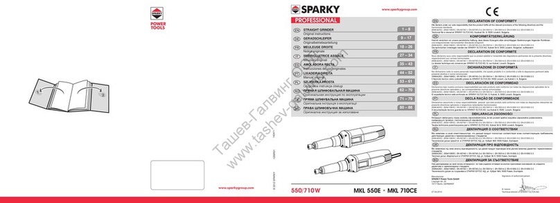Sparky Group MKL 550E User manual